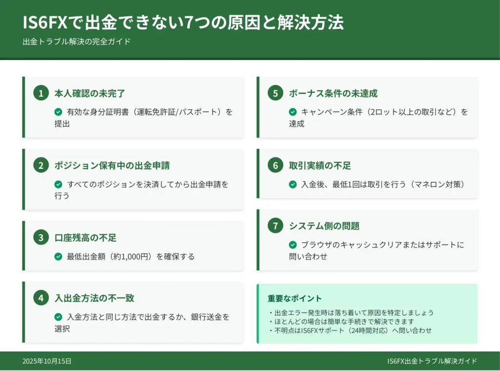 IS6FXの出金方法を完全解説【2025年最新版】手順・手数料・反映時間と