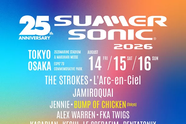 SUMMER SONIC 2026 最新ラインアップ | インターエフエム [ 89.7MHz
