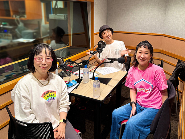 emu@フォロー割歓迎 にじいろかぞく」共同代表理事、小野春さんと青山真侑さんを